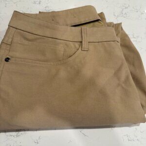 lululemon Men’s Commission Pants Khaki Size 33 Stretch